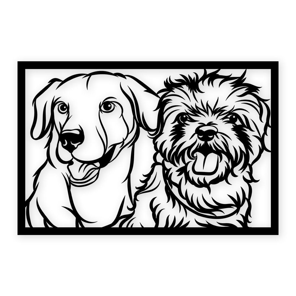 Retrato Silueta Duo